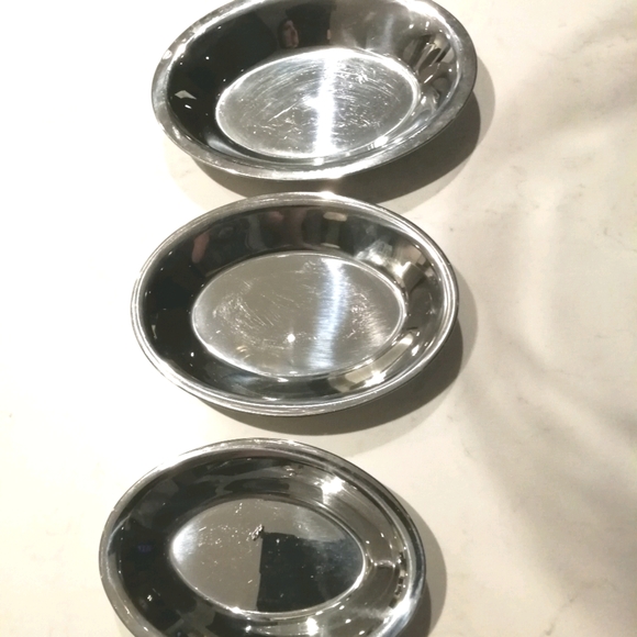 Stainless steel oval platters/trays - Picture 1 of 4
